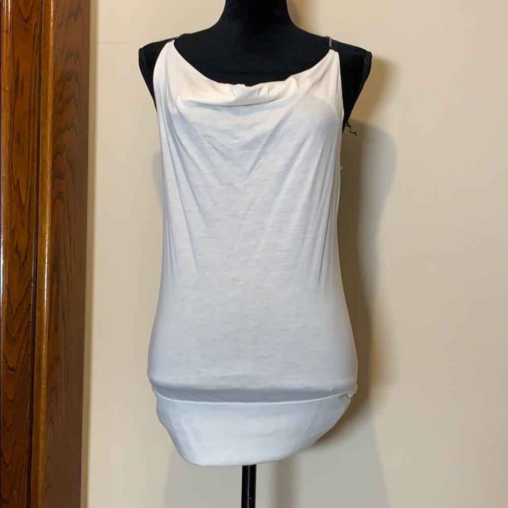 Max Azria x Miley Cyrus white halter top, M